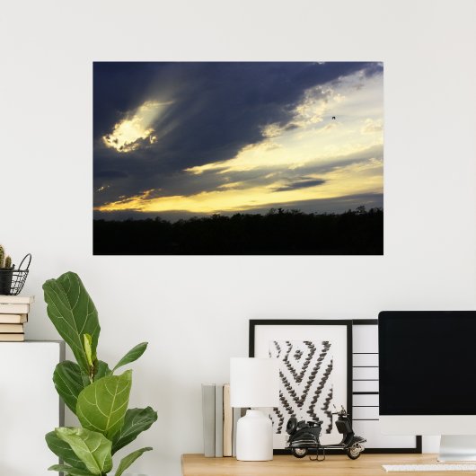 Sunset Print Poster (Heimbüro)