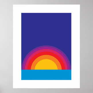 Sunset Print Poster