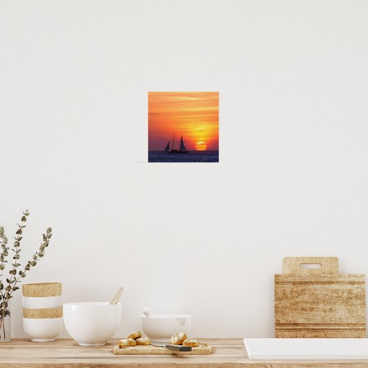 Sunset Print Poster (Küche)