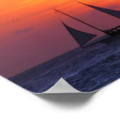 Sunset Print Poster (Ecke)