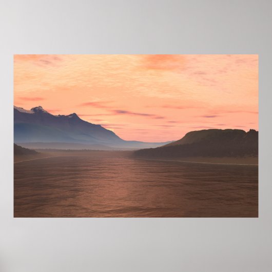 Sunset Print Poster (Vorne)