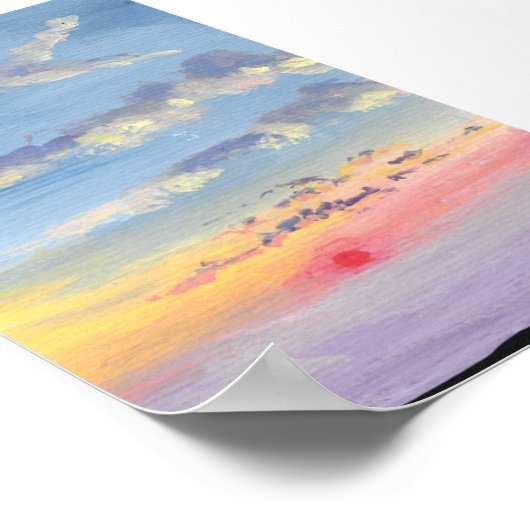 Sunset Print, Value Poster Paper (Matte) (Ecke)