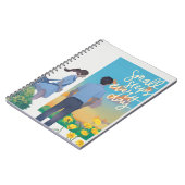 Sunset Promises - Notebook realistische Animation Notizblock (Linke Seite)