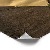 Sunset Pyramids Poster (Ecke)