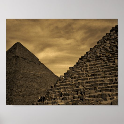 Sunset Pyramids Poster (Vorne)