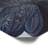 Sunset Raven Crow Poster von ArtByAkiko