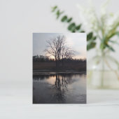Sunset Reflection Foto Postkarte (Stehend Vorderseite)