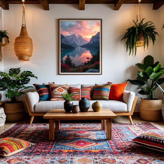 Sunset Reflection Leinwanddruck