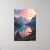 Sunset Reflection Leinwanddruck (Vorderseite)