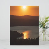 Sunset Reflection on Newfound Lake (Stehend Vorderseite)