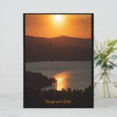 Sunset Reflection on Newfound Lake (Stehend Vorderseite)