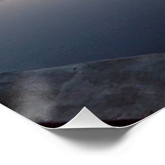 Sunset reflection poster (Ecke)