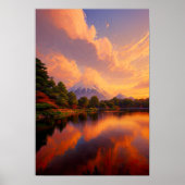 Sunset Reflection Poster (Vorne)