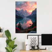 Sunset Reflection Poster (Heimbüro)