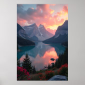 Sunset Reflection Poster (Vorne)
