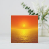 Sunset Reflection Stationery (Stehend Vorderseite)