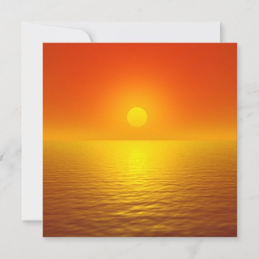 Sunset Reflection Stationery (Vorderseite)