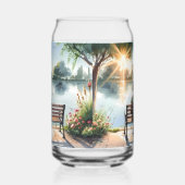 Sunset Reflections Lake Scene Dosenglas (Rechts)