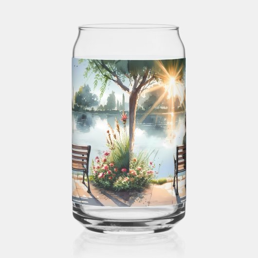 Sunset Reflections Lake Scene Dosenglas (Links)