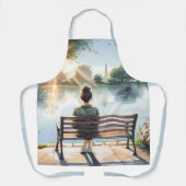 Sunset Reflections Lake Scene Schürze (Vorderseite)