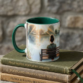 Sunset Reflections Lake Scene Tasse