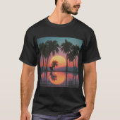 Sunset Reflections with Squirrel T-Shirt (Vorderseite)