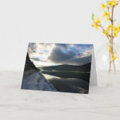 Sunset reflektions karte (Gelbe Blume)