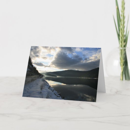 Sunset reflektions karte (Vorderseite)