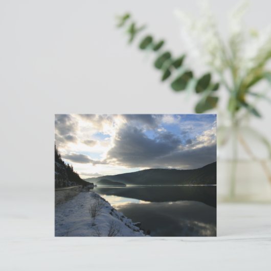 Sunset reflektions postkarte (Stehend Vorderseite)