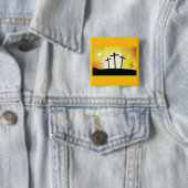 Sunset Religious Crosses Button (Beispiel)