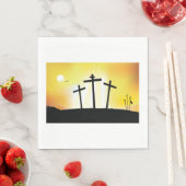 Sunset Religious Crosses Serviette (Beispiel)