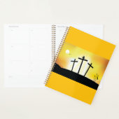 Sunset Religious Crosses Spiral Planner Planer (Anzeige)