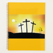 Sunset Religious Crosses Spiral Planner Planer (Vorderseite)