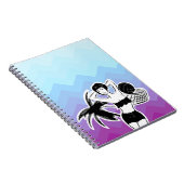 Sunset Resort Zickzack Print Notizblock (Rechte Seite)