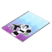 Sunset Resort Zickzack Print Notizblock (Linke Seite)