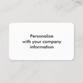 Sunset Retirement 11 Visitenkarten #11 Visitenkarte (Rückseite)