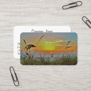 Sunset Retirement Business Cards #11 Visitenkarte