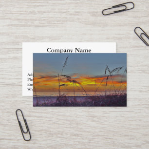 Sunset Retirement Business Cards #11 Visitenkarte