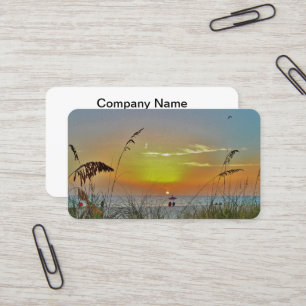 Sunset Retirement Business Cards #11 Visitenkarte
