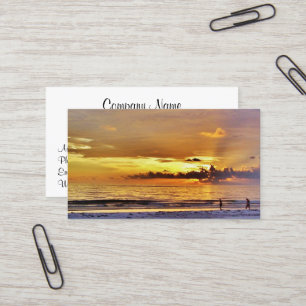 Sunset Retirement Business Cards #13 Visitenkarte