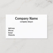 Sunset Retirement Business Cards #13A Visitenkarte (Rückseite)