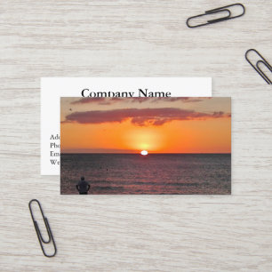 Sunset Retirement Business Cards #14 Visitenkarte