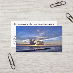 Sunset Retirement Business Cards #15 Visitenkarte