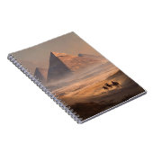 Sunset Ride Ancient Pyramid Notebook Notizblock (Rechte Seite)