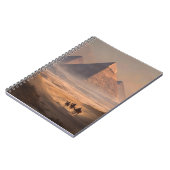 Sunset Ride Ancient Pyramid Notebook Notizblock (Linke Seite)