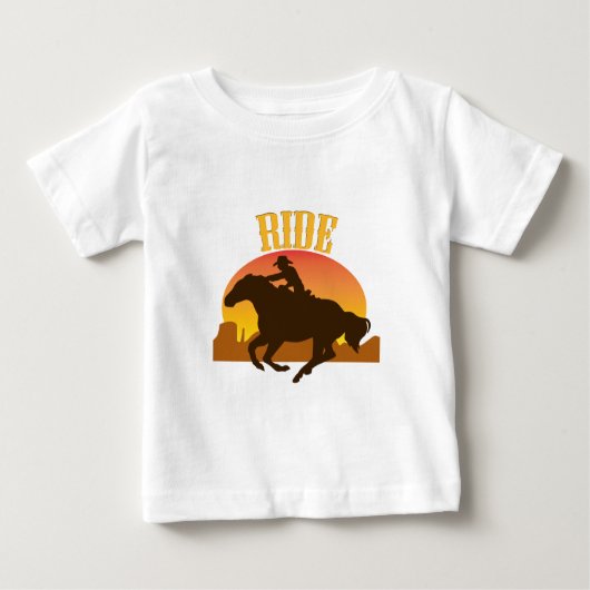 Sunset Ride Baby T-shirt (Vorderseite)