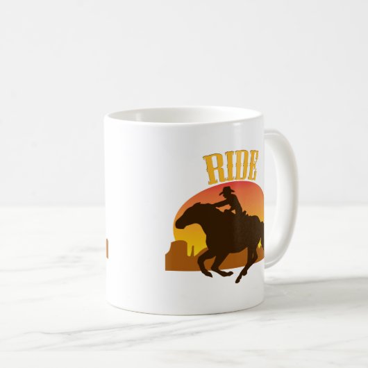 Sunset Ride Kaffeetasse (VorderseiteRechts)