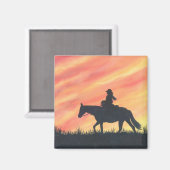 Sunset Ride Magnet (Vorderseite/Rückseite)