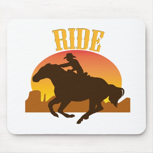 Sunset Ride Mousepad (Vorne)