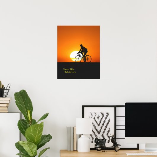 Sunset Ride Poster (Heimbüro)